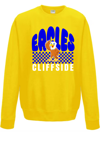 Cliffside Retro Checkered Sweatshirt