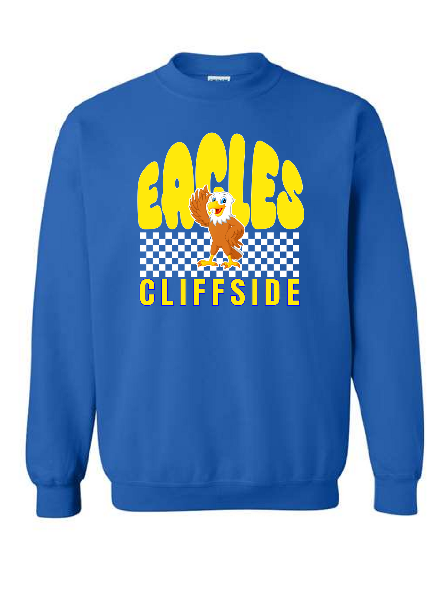 Cliffside Retro Checkered Sweatshirt