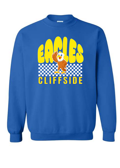 Cliffside Retro Checkered Sweatshirt