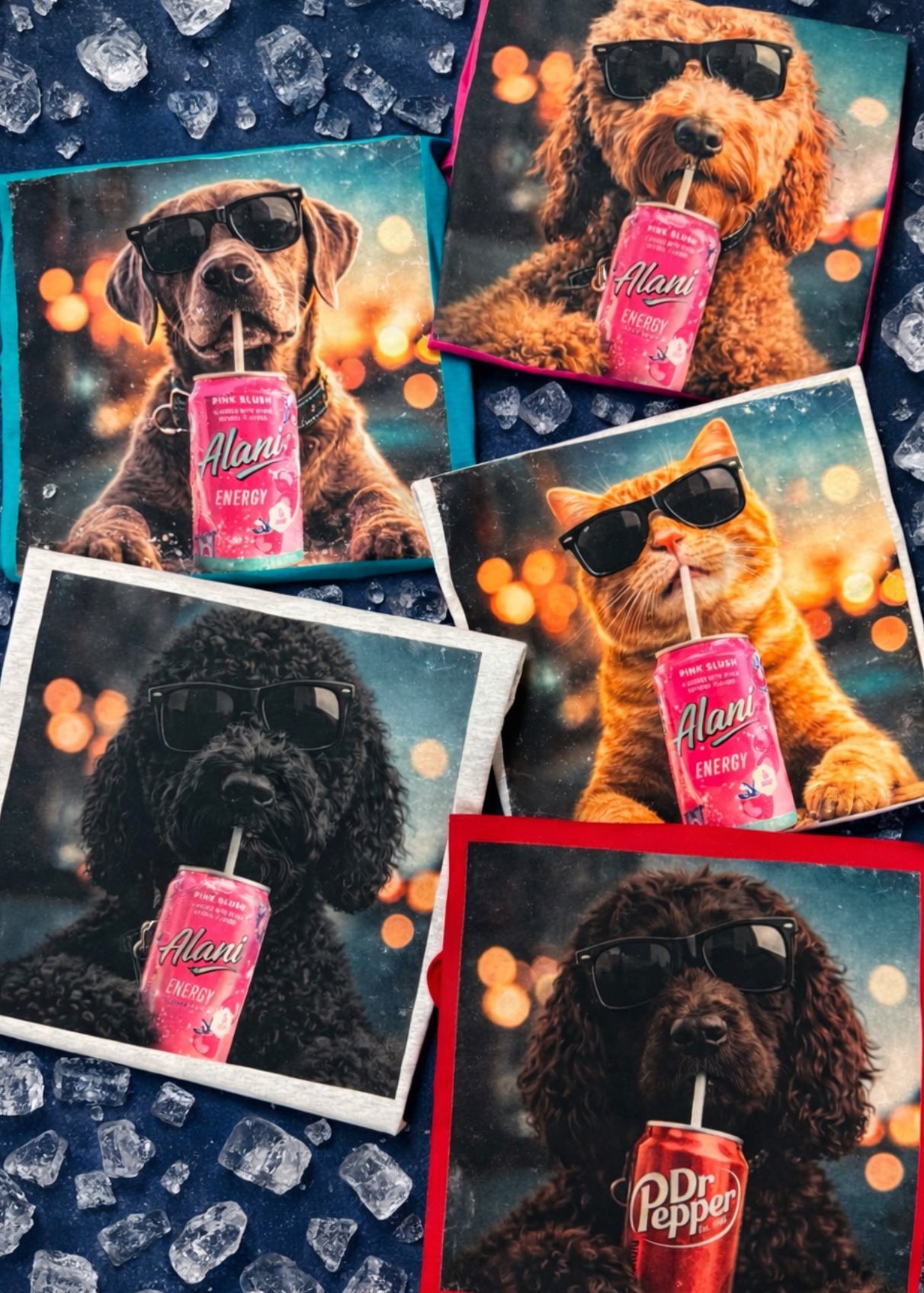 Favorite Drink Custom Animal Tee