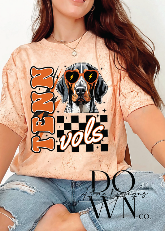 Vols Checkered Colorblast Tee