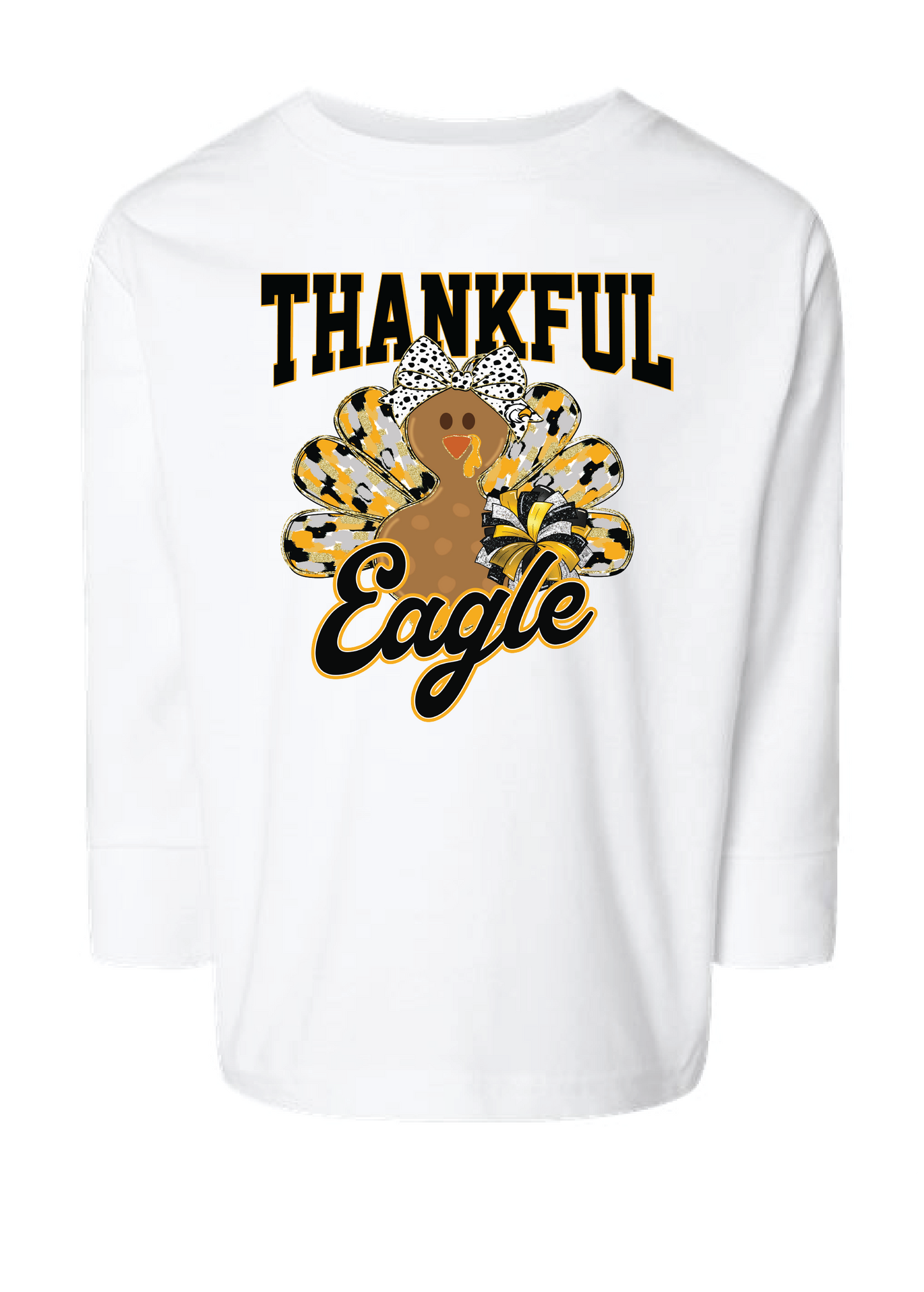 Thankful Girl Turkey Long Sleeve