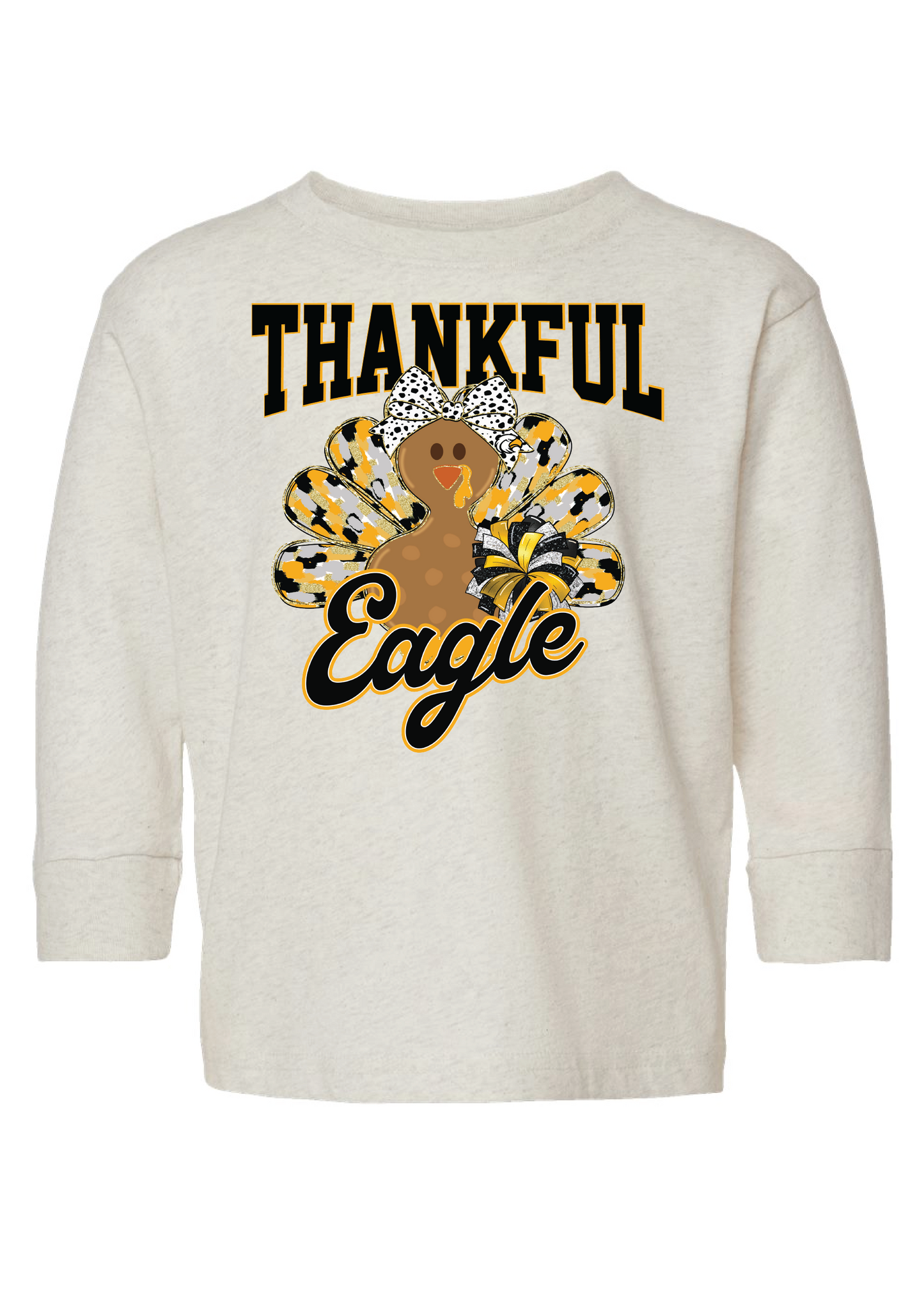 Thankful Girl Turkey Long Sleeve