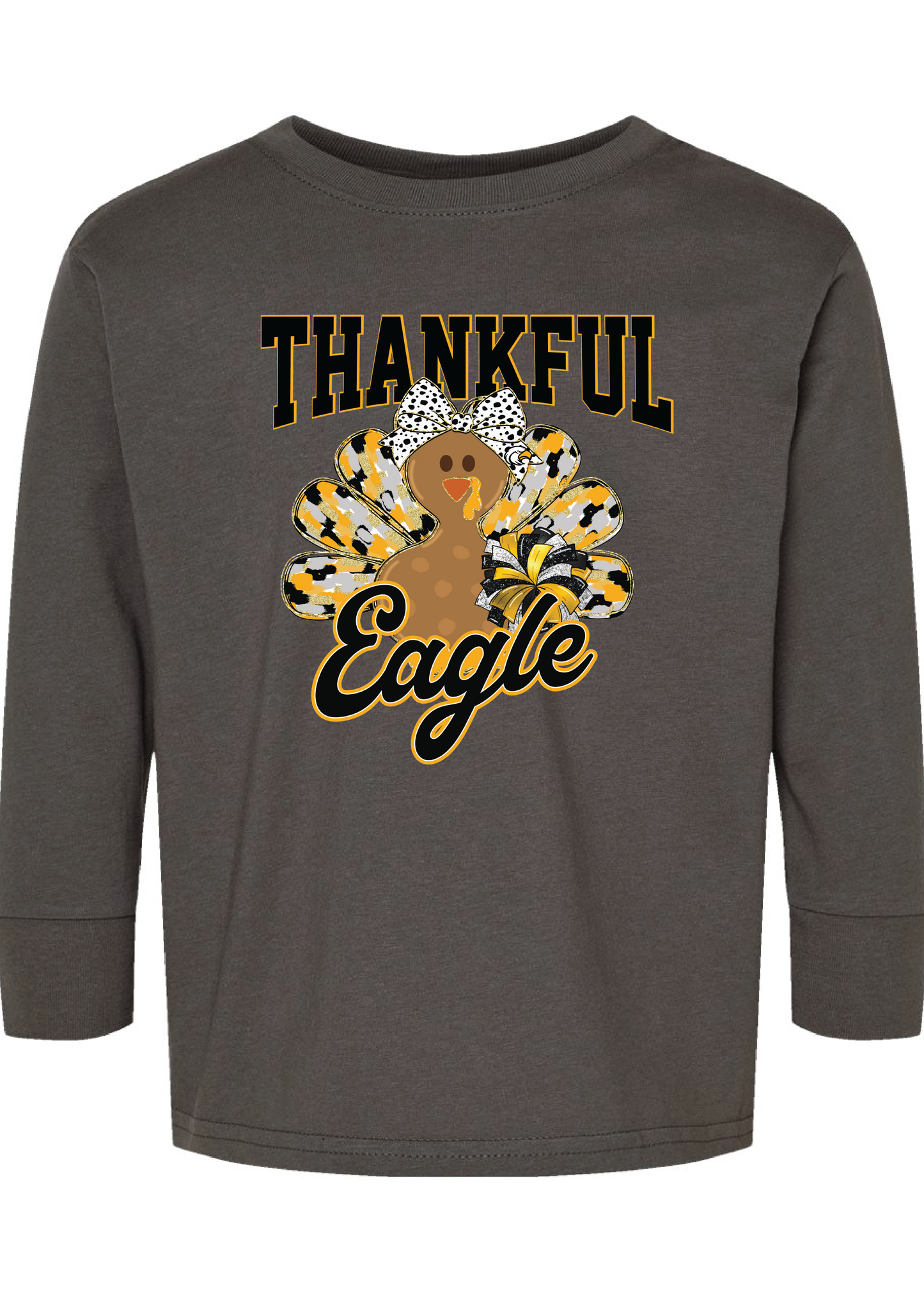 Thankful Girl Turkey Long Sleeve