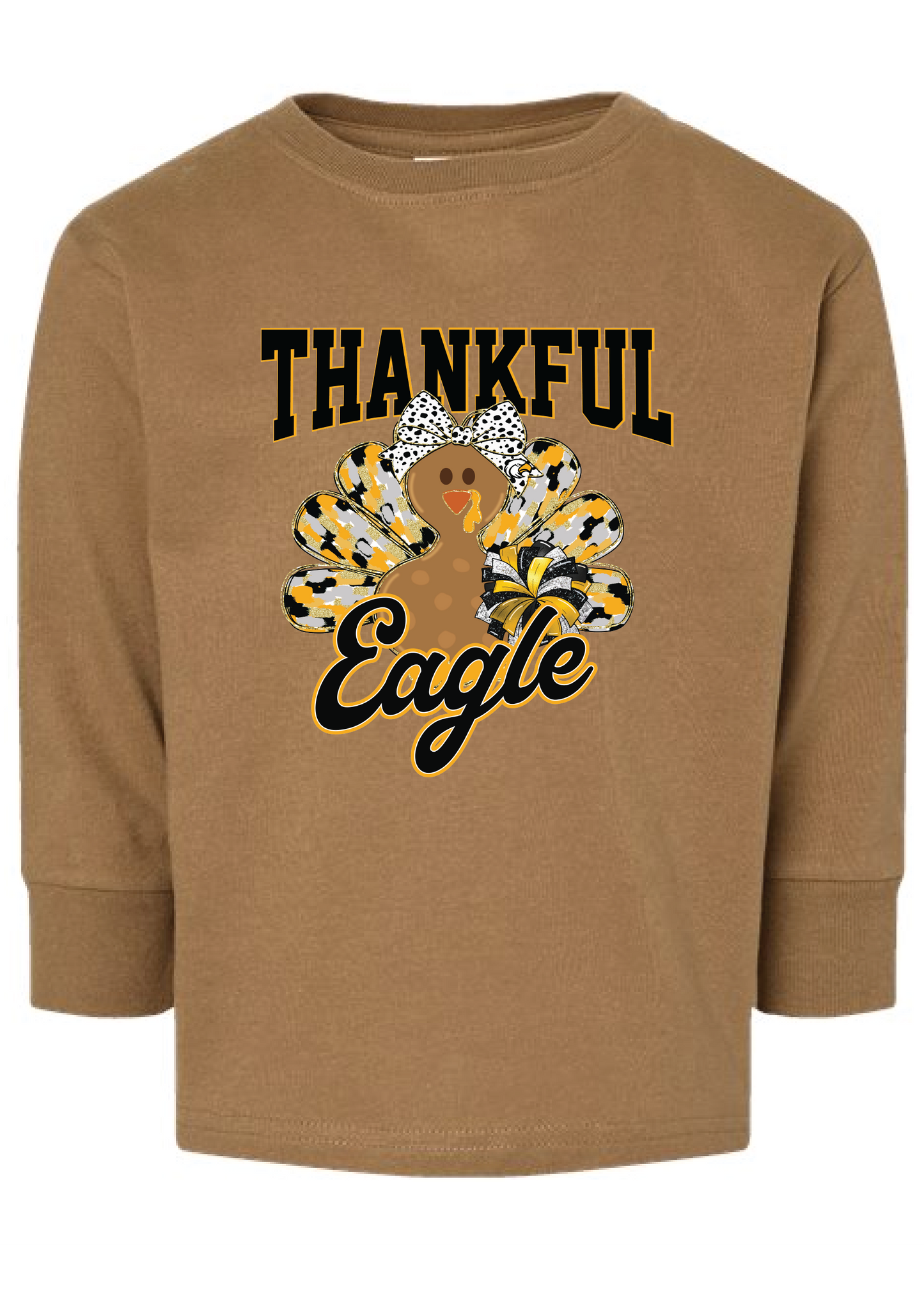 Thankful Girl Turkey Long Sleeve