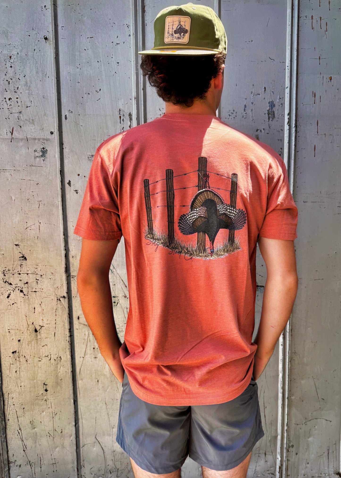 Stag Hanging Turkey Fence Tee