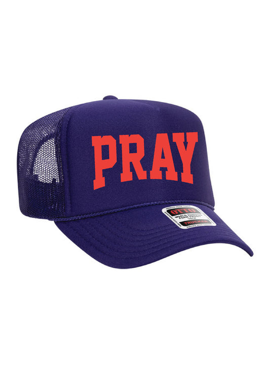 Varsity Pray Trucker Hat