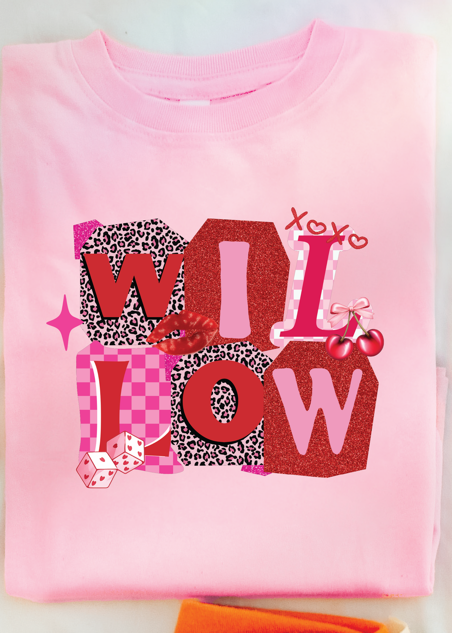 Girl's Valentine Ransom Name Tee