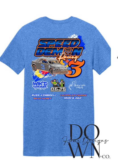 Speed Demon Tee with Car