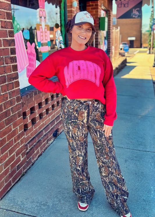 Woodland Whisper Wide-Legs