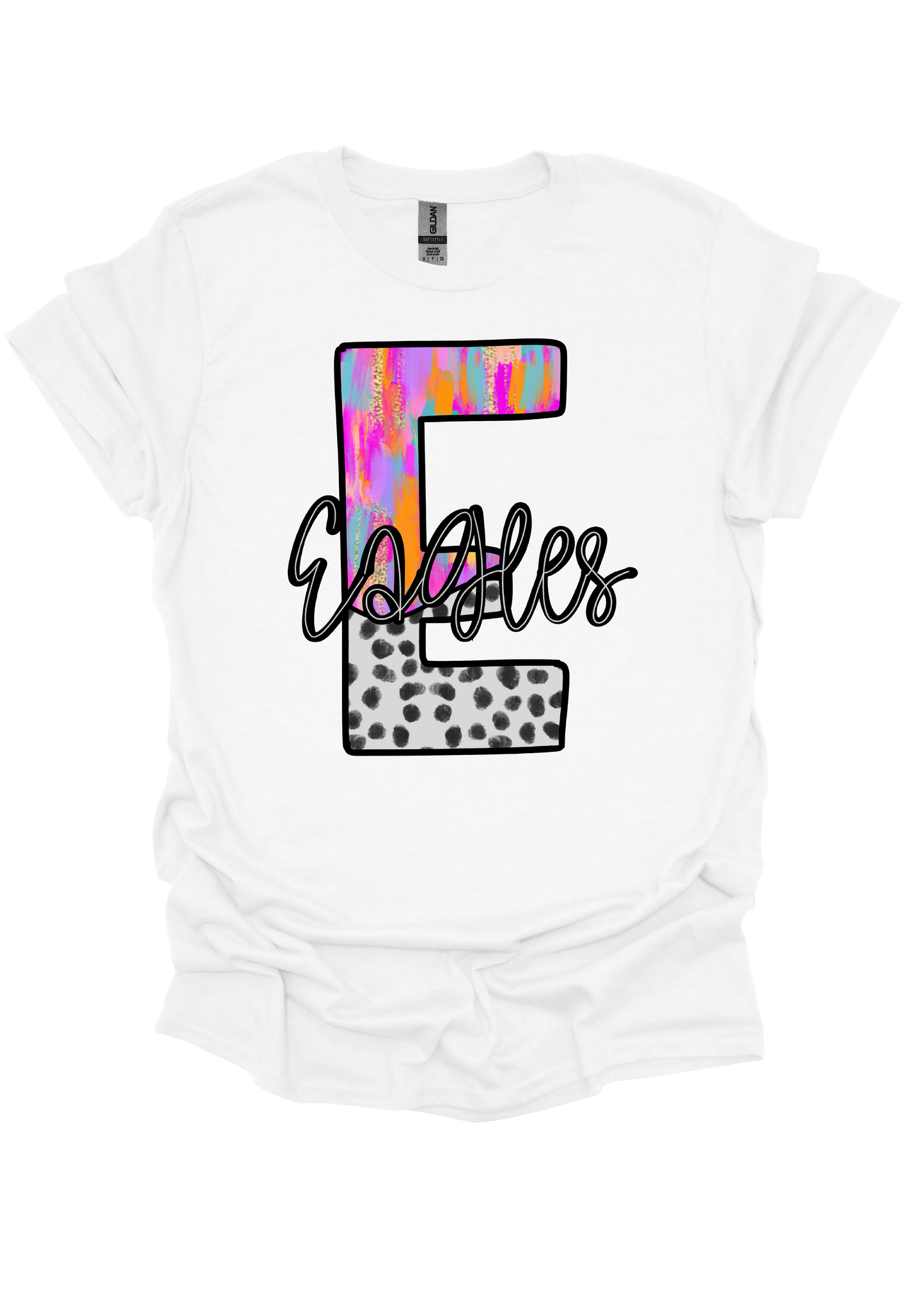 E is for Eagles Watercolor Tee YOUTH