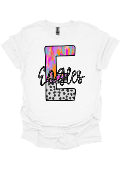 E is for Eagles Watercolor Tee YOUTH